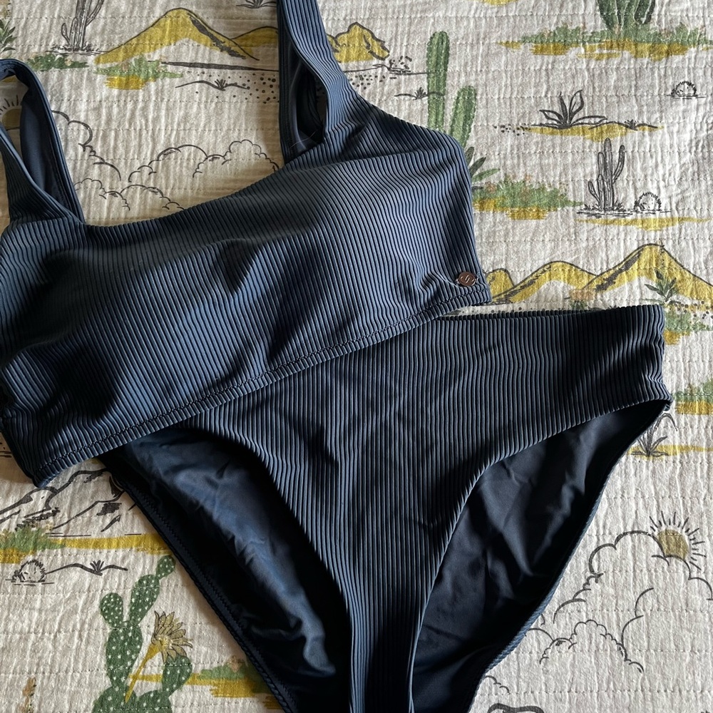 CALIA by Carrie Underwood Navy Bikini Set
